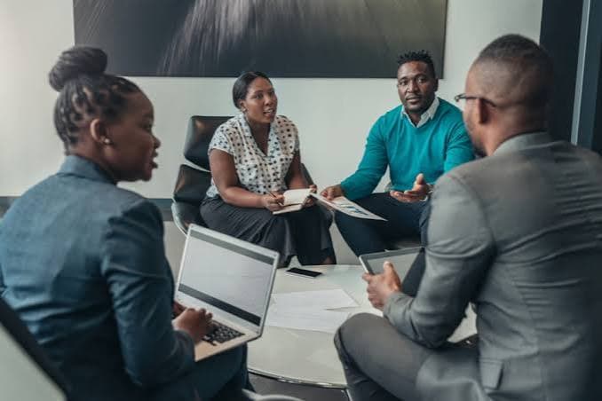 Business team collaboration
